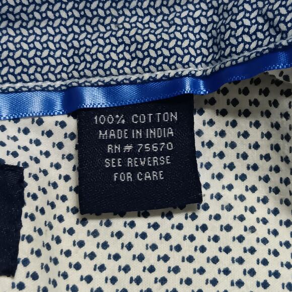 Michael Brandon Los Angeles Button Down Shirt Size Small Blue and White - Picture 8 of 10